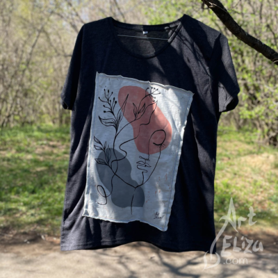 Рисувана тениска Miss от ArtEliza sn.2