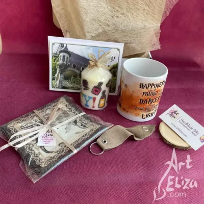 Ръчно изработена Коледна кутия Празничен комплект от Арт продукти #16 от ArtEliza