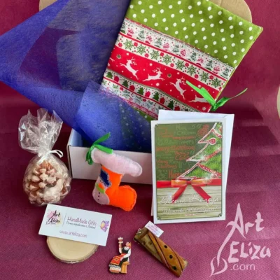 Ръчно изработена Коледна кутия Празничен комплект от Арт продукти #19 от ArtEliza